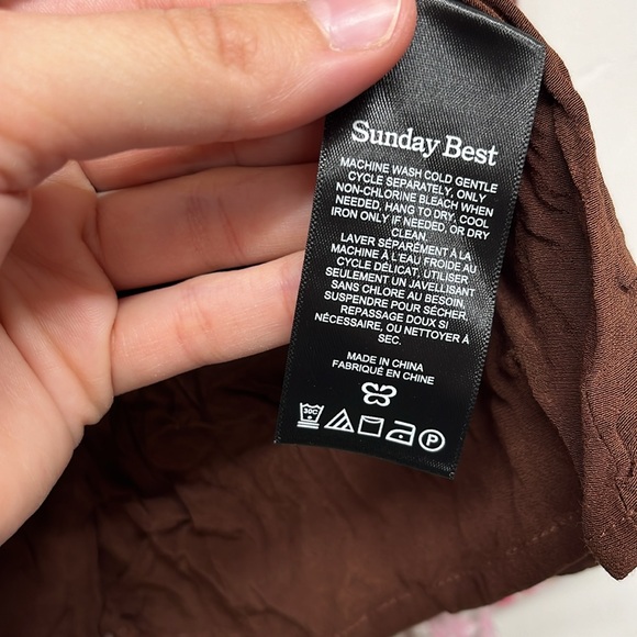 Final Price! Aritzia Tinsley Puff Sleeve Floral Mini Dress Sunday Best - Picture 6 of 8